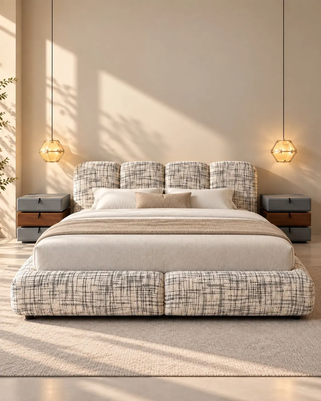 Tweed Cushion Bed CB001